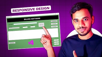 How to Make Your form Responsive using Anchor Property in Visual Studio | C#  GUI Tutorial