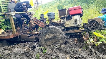 xe công nông 2 câu chở chuối qua lầy cực khỏe và cái kết prat4