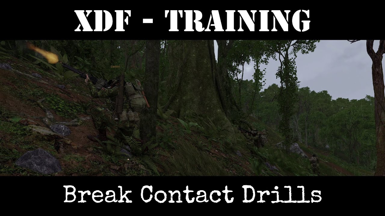 Break Contact ArmA - XDF Training - Break Contact Drills - YouTube