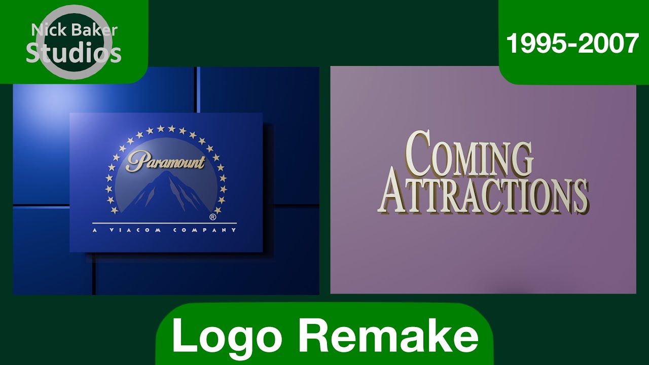 Paramount Coming Attractions (1995-2007) Logo Remake - YouTube