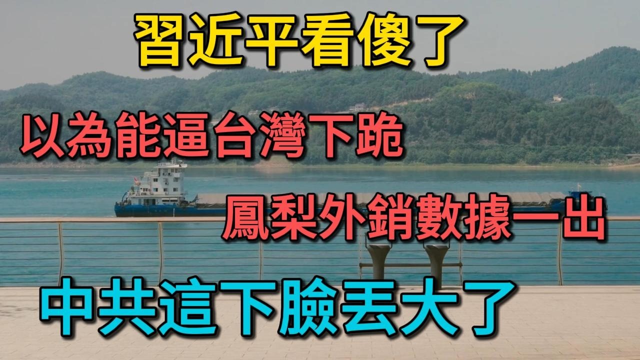 習近平看傻了！以為能逼台灣下跪，鳳梨外銷數據一出，中共這下臉丟大了！