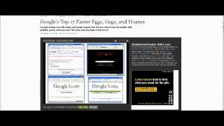 My Top 5 google easter eggs