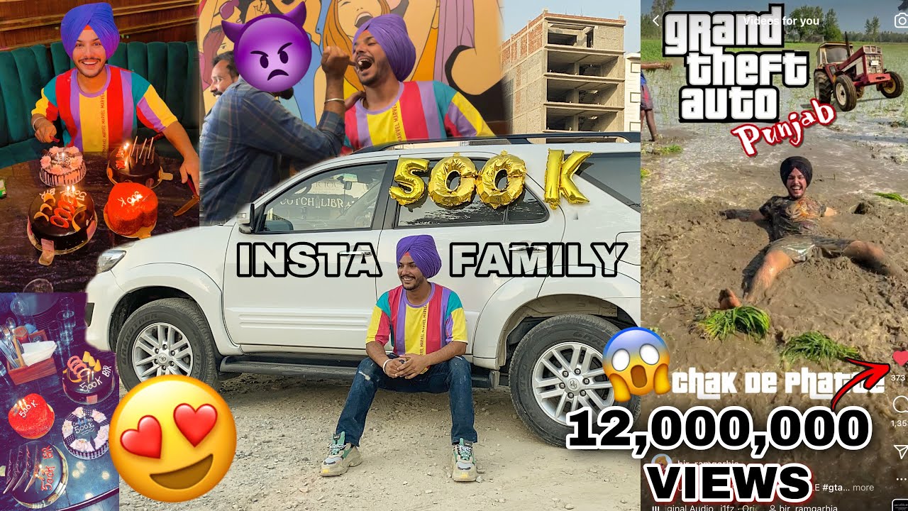 12 million Views on Reel 😱 *500k Followers On Insta*😍 Gta Trend *Gone Wrong*