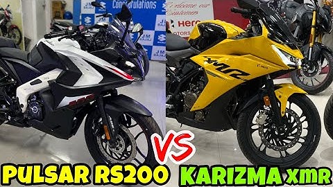 Finally Hero KARIZMA xmr VS Bajaj Pulsar rs200 Detailed Comparison Video | Best 200cc Bike ???