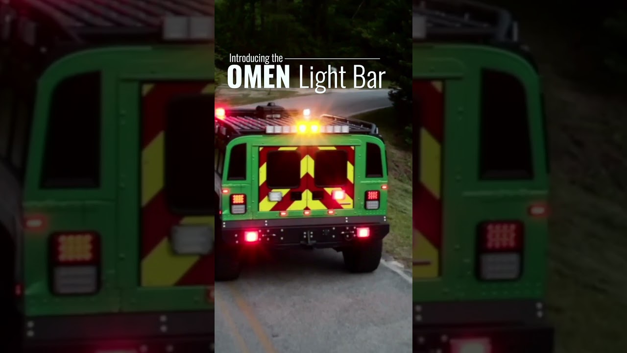 FireTech® Omen™ Lightbar for First Responders