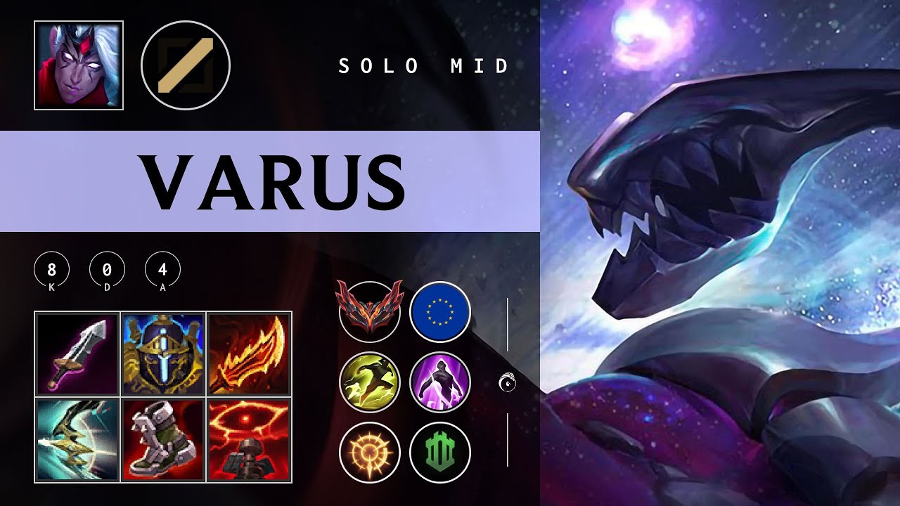 Varus Mid vs Twitch - EUW Grandmaster Patch 25.24