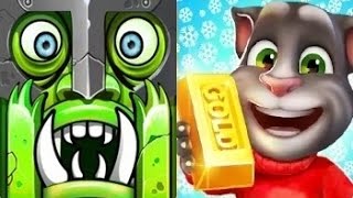 Running Lost Castle vs Talking Tom Gold Run screenshot 1