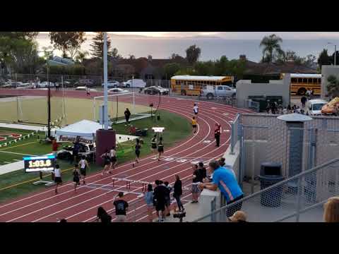 800 m Frosh/Soph 28 Feb at Laguna Beach high school