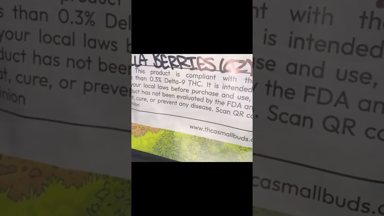 THCA Small Buds upgraded me 