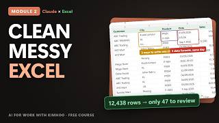 Clean Messy Excel Data with Claude | Audit First, Fix Second