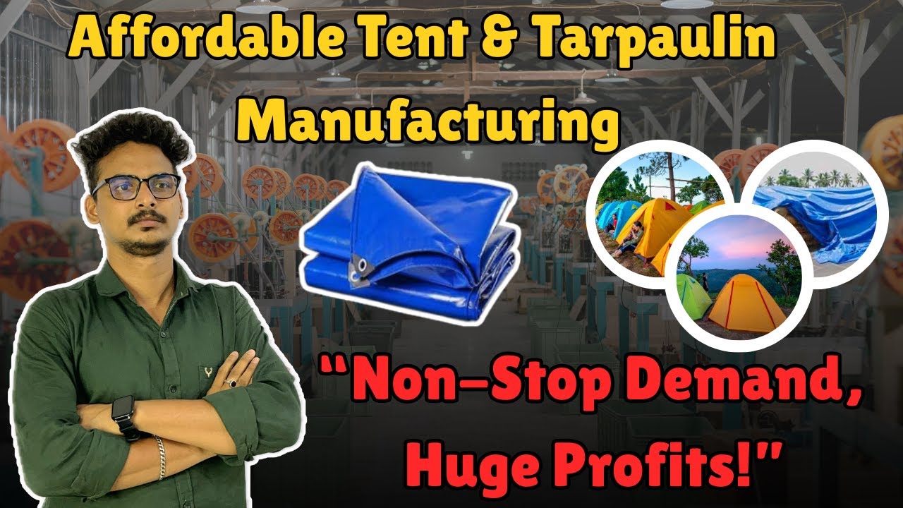 Affordable Tent & Tarpaulin Manufacturing Business in Telugu | Small Investment Business Ideas