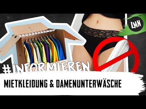 Mietkleidung & Damenunterwäsche - Lass ma’ nachhaltig #informieren