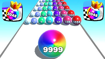 Ball Merge 2048 - MAX LEVEL Gameplay Walkthrough All Levels (Android , IOS)