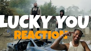 EMINEM FEAT. JOYNER LUCAS LUCKY YOU REACTION BaggEmUp