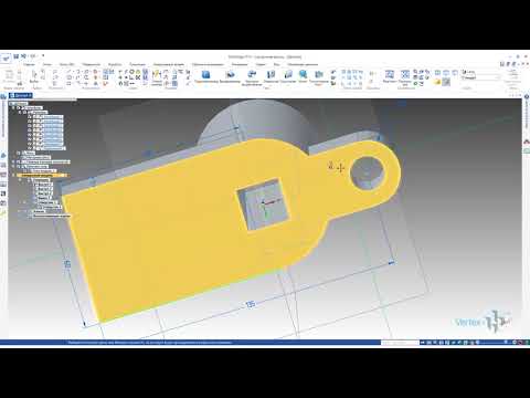 10 Создание детали в Синхронной среде Solid Edge