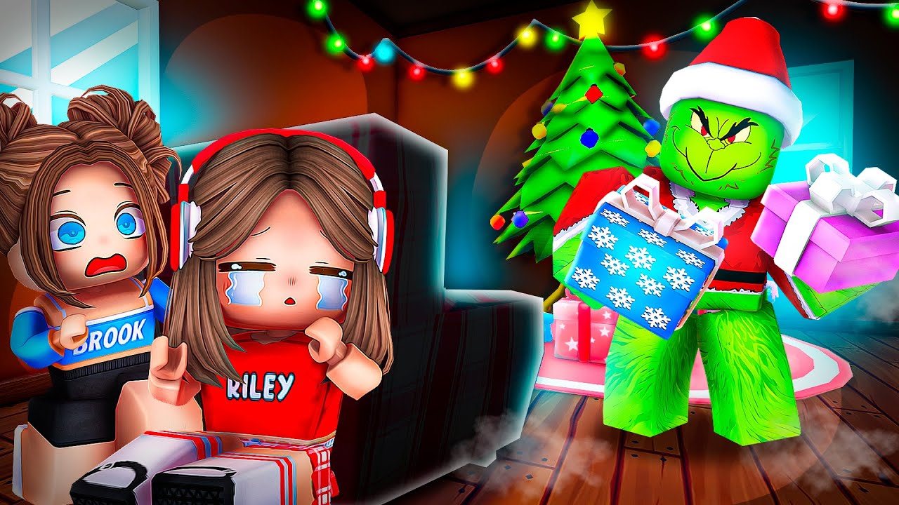 We ESCAPE The Roblox GRINCH STORY!!