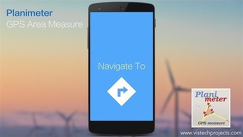 Planimeter - GPS Area Measure: navigation to point from Notes Mode using Google Maps.