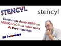 🥇 STENCYL | Cómo crear desde CERO un VÍDEOJUEGO sin saber nada de PROGRAMACIÓN | Rana MATA Insectos.