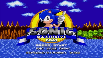 Sonic Maxidrive Demo (Sonic 1 Hack) (Sonic Hacking Contest 2022)