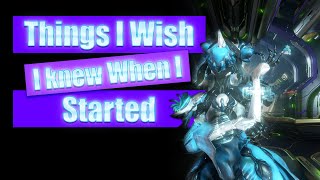 WARFRAME : NEW PLAYERS Should Know THESE Things!