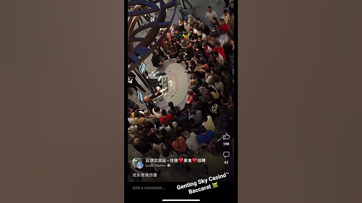 Genting Sky Casino Baccarat 🐲 Malaysia Sky Avenue Player wins Genting Highlands🇲🇾⛰️