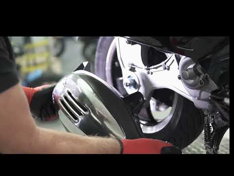 SLUK | Easyblock scooter security device fitting - Vespa GTS