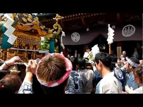 2012年　浅草三社祭　氏子各町神輿連合渡御浅草神社宮入（千二西町会）