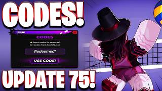 *NEW* ALL WORKING KIJO RETURNS UPDATE 75 CODES FOR VOLLEYBALL LEGENDS! VOLLEYBALL LEGENDS CODES