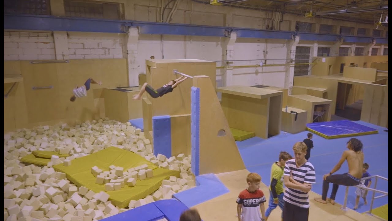 Lekce Parkouru pro děti v Brněnské In Motion Academy