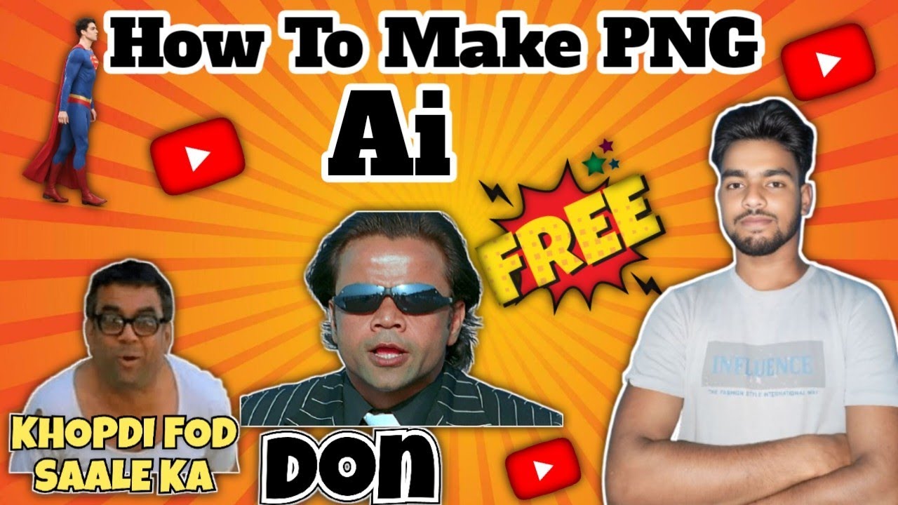 Make a PNG From Text in Seconds For Free | AI PNG Maker | AI PNG Generator 
