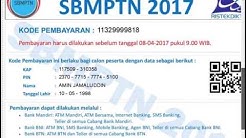 Tata Cara Pendaftaran SBMPTN 2018 - Durasi: 3.07. 