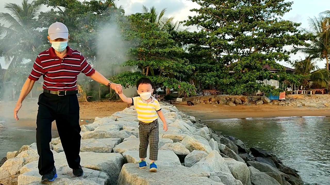 Beautiful sunset at Ngeteh cafe