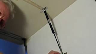 Folding Table Installation Step 10 - Fix the shock absorber to the wall