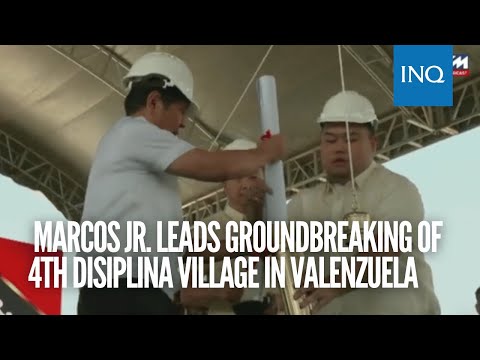 Marcos leads groundbreaking of 4th Disiplina Village in Valenzuela City