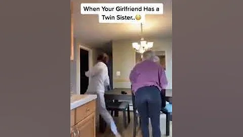 when your twin sister comes over  and unfortunately you don't know😅😅# best of tiktok