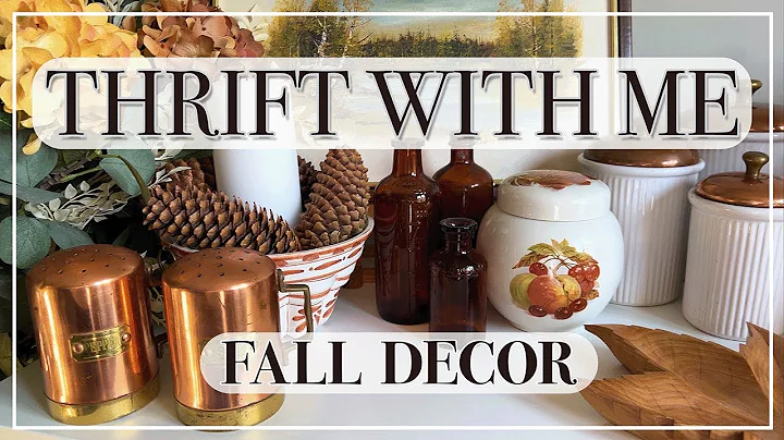 🍁NEW🍁 FALL THRIFT WITH ME | HOME DECOR HAUL & KITCHEN STYLING