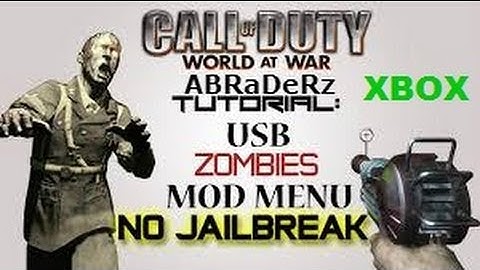 ☢ W@W Mod Menu USB (ZOMBIES) (XBOX 360) ☢