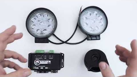 Using a PicoBoo JR Controller to Activate Car Headlights and a Car Horn in a Car Crash Kit