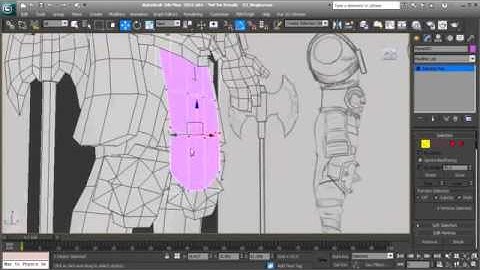 Modeling Low Polygon Game Characters in 3ds Max clip146