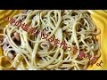 いかの塩辛パスタ作って食べるよ