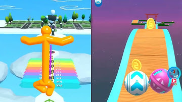 Tall Man Run | Sky Rolling Ball 3D - New Update 2022 Walkthrough All Levels Android, ios Gameplay