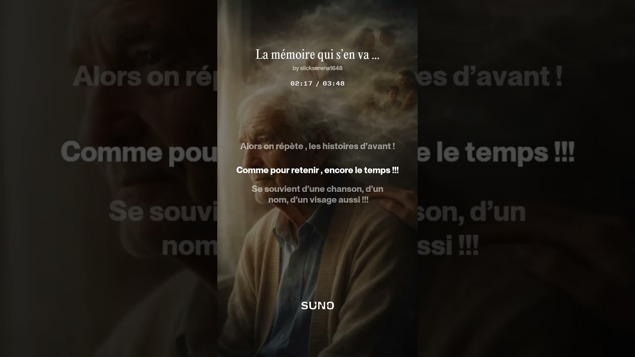 La mémoire qui s’en va...