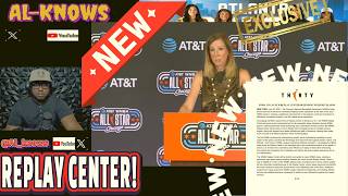 Cathy Engelbert Announces NEW WNBA Replay Center for 2027 | All-Star Press Conference | Al Reacts!