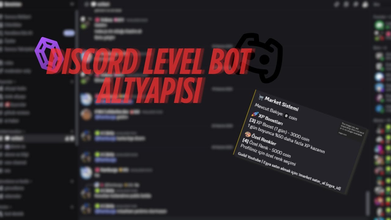 Xp Discord Bot Images Discord Bot Altyapısı 2025 | XP, Görev ve Market Sistemli Profil Botu ...