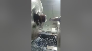 Cnc pipe threading lathe machine testing vide