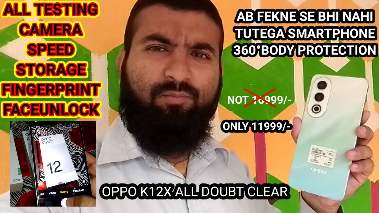 oppo-k12x-unboxing-review-testing-video-in-hindi-best-phone-under