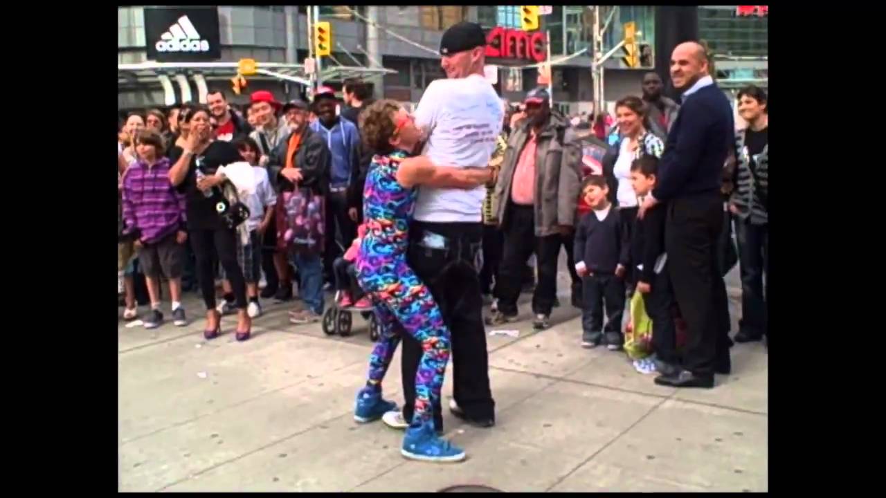 spondylolisthesis Participation - Outside Eaton Centre - Toronto - [Apr 23, 2011]