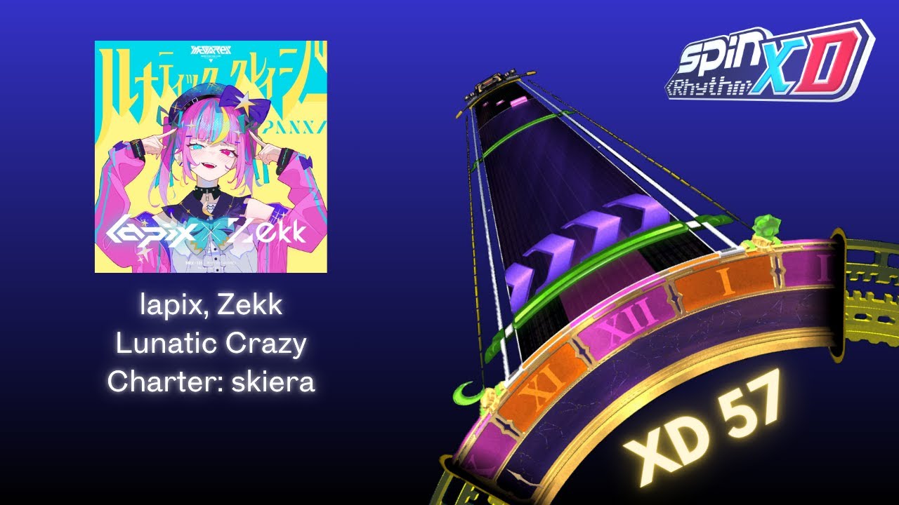 SRXD Custom: lapix, Zekk - Lunatic Crazy | Charted by skiera