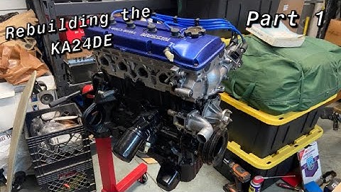 Rebuilding the KA24DE (Part 1) - Rotating Assembly