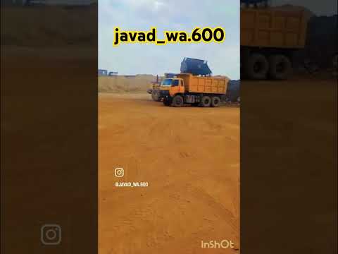 بارگیری کلوخه آهن معدن 6گل گهر معدن خواجویی لودر500 کوماتسو توسط جواد فلاح